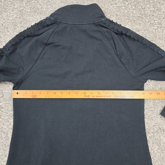 Lilly Pulitzer Skipper Popover Mini Dress Medium Faded Black 1/2 Zip Beachy READ - Picture 8 of 11